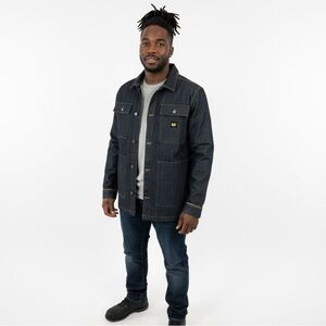 Selvedge Indigo Denim Jacket 2XL Caterpillar Utility Streetwear